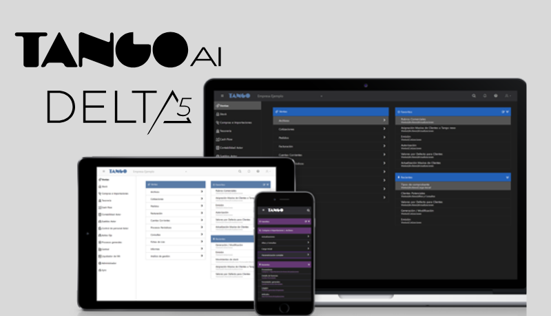 Dashboard del Sistema Tango